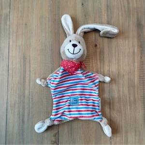 TCM Tchibo Lovey Baby Hase Streifen geknüpft Bandana Schnuller Halter Deutschland - Bild 1 von 7