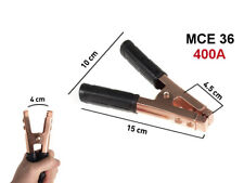 Maclean MCE36 Krokodilklemmen 400A isolierte Batterieklemmen schwarz rot Krokodi