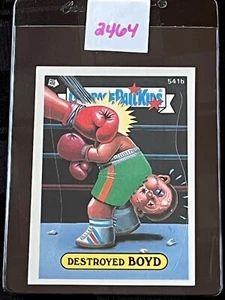 1988 Topps Garbage Pail Kinder Serie 14 OS14 Destroyed Boyd 541b - Bild 1 von 3