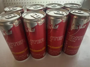 Red Bull Winter Edition (2023) Pear Cinnamon Set Of 8 Cans DISCONTINUED - Picture 1 of 1