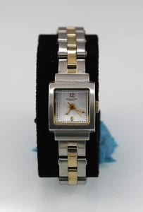 Kenneth Cole Reloj de Mujer Acero Inoxidable Plata Oro Batería Wr Blanco Cuarzo - Imagen 1 de 6