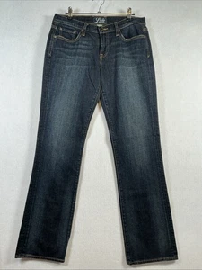 Lucky Brand Zip Fly Straight Leg Dark Wash Denim 6/28 By Gene Montesano NWOT - Picture 1 of 10