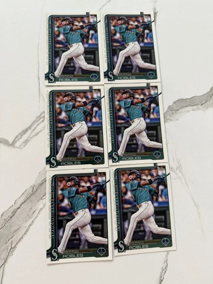 (6x) Victor Robles 2025 Topps Series 2 #572 LOT - Seattle Mariners - Image 1 of 1