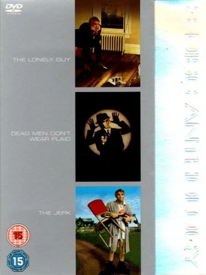 The Lonely Guy/Dead Men Don't Wear Plaid/The Jerk 3 DVDs Excellent Condition. - Image 1 of 2