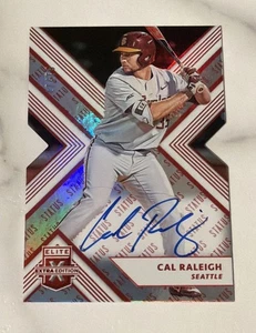 🔥Cal Raleigh 2018 Elite EE troquelado/75 autógrafo primer automático en tarjeta radiocontrol casi nuevo🔥 - Imagen 1 de 4