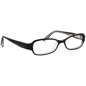 Nike Brille 7007 001 Schwarz auf Klar Abgerundet Rechteckig Gestell 50[]15 140 - Bild 1 von 6