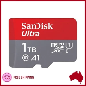SanDisk Ultra 1TB Micro SD SDXC Card 120MB/S Mobile Tablet Memory Card Full HD - Picture 1 of 6