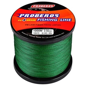 Braided Fishing Line 4 Strands Strong Multifilament PE Braid Wire for Saltwat... - Picture 1 of 7