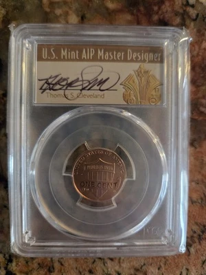 2017 S ACABAMENTO APRIMORADO LINCOLN CENT PCGS SP70RD FDOI DENVER ANA THOMAS CLEVELAND - Imagem 1 de 3