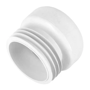 110mm Toilet WC Straight Extension Waste Pan Rubber Connector - Picture 1 of 4