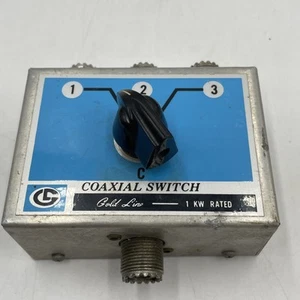 Interruttore coassiale vintage linea oro 3 posizioni 1KW 50 OHM - Foto 1 di 4