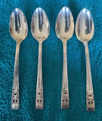 Community Coronation Flatware Set 4 Chili  Soup Spoons Replacement Dinner - Image 1 of 4