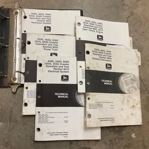 John Deere 450G-650G TECHNICAL O&TEST SERVICIO MANUAL EXCAVADORA SOBRE ORUGAS TM1403 - Imagen 1 de 9