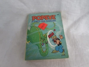 VTG 1980 Big Little Book Popeye In Deep Sea Danger Whitman BLB 249 pgs - Picture 1 of 7