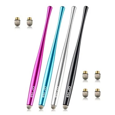 Capacitive Stylus Pens Premium Metal Slim Combo 4 Pcs W 6 Replacement Na Pack - Image 1 of 4