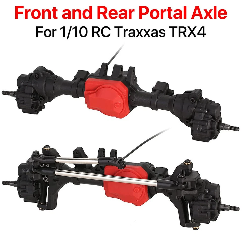 Portal Axle Vorne Hinten Achse Differentialsperre für Traxxas TRX4 1/10 RC Car - Bild 1 von 4
