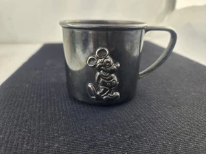 Mickey Mouse Silber Teller Kindertasse Modell Nr. 2620 von Wallace - Bild 1 von 10