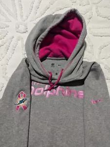 Miami Dolphins Women's Breast Cancer Awareness Hoodie NFL Small Size - Picture 1 of 3