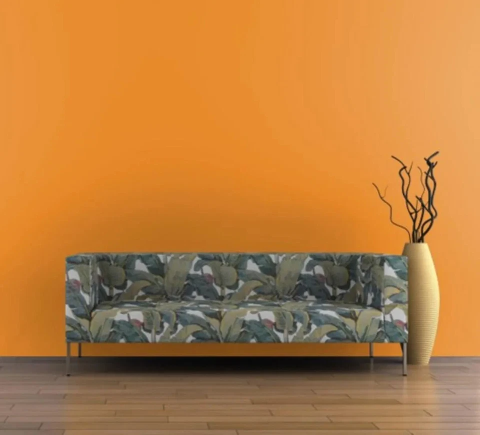 Banana Leaf Lush Tropical Leaves Jungle Printed Upholstery Fabric By the Yard - Image 1 of 2