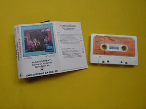 CASSETTE ALAN SORRENTI - Canta En Español - Que Daria Yo - SPAIN - 40-84759 - Foto 1 di 1