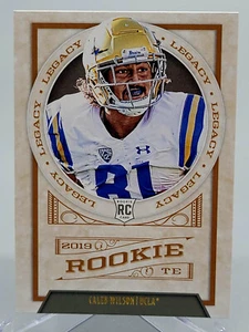 2019 PANINI LEGACY CALEB WILSON ROOKIE FOOTBALL CARD UCLA CARDINALS NFL donruss - Picture 1 of 2