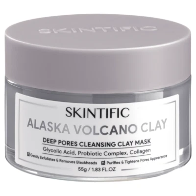 Skintific - Alaska Volcano Blackheads Deep Pores Cleansing Clay Mask 55g #ND - Image 1 of 4