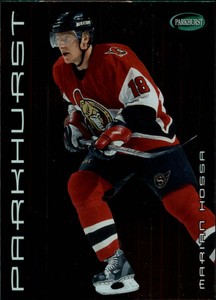 2001-02 Parkhurst Senators Hockey Card #21 Marian Hossa