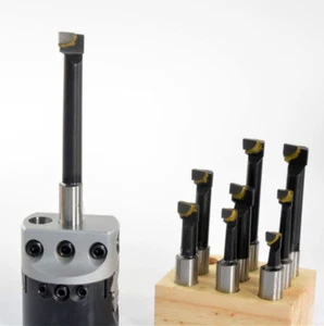 12mm boring head with 9pcs boring tips 12mm hole boring tool 50mm 2" boring head - Picture 1 of 12