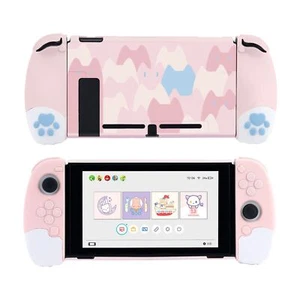 GeekShare Case for Switch Console & JoyCon ShockAbsorption Ergonomic Design Pink - Picture 1 of 7