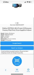 Oakley Flight Deck L BLUE HAZE Prizm sapphire ski goggles ((9K)) - Picture 1 of 4