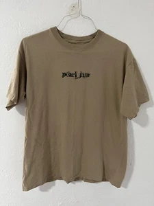 Vintage Pearl Jam Bootleg Band T-Shirt L/XL (siehe Maße) Distressed Logo - Bild 1 von 4