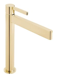 VADO EDIT TALL MONO BASIN MIXER BRIGHT GOLD IND-EDI100E/SB-BG £525rrp - Picture 1 of 2