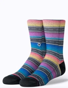 STANCE CLASSIC SIERRA BIG KIDS SOCKS Black Combo Large (2-5.5) #K526C19SIE - Picture 1 of 3