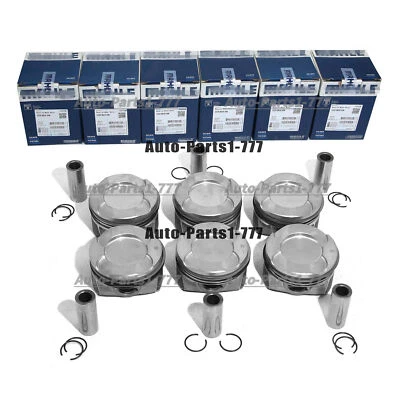 MAHLE 6X Pistons Φ84+0.5mm For BMW N55B30A F10 F20 F30 F80 M135i M235i X3 X5 X6 - Image 1 of 4