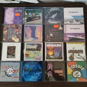Erasure 16 CD Lot 1 Single See Photos For Titles All VG+ Clean - Picture 1 of 13