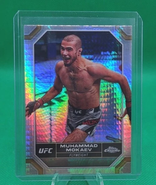 2024 Topps Chrome UFC Prism Refractor Muhammad Mokaev