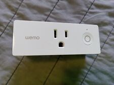 WeMo WiFi Enabled Mini Smart Plug - White (F7C063) Used FAST SHIPPING!
