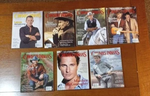 Lot of 7 Cowboys & Indians Magazine 2006 Paul Newman Robert Duvall McGraw - Imagen 1 de 10