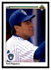 1990 Upper Deck #627 TED HIGUERA Milwaukee Brewers ~C1I