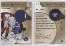 2005-06 SP Game Used Edition Authentic Fabrics Gold /100 Mats Sundin #AF-SU HOF