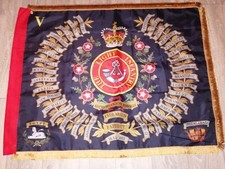 The Light Infantry 5th battalion Regimental colours flag