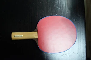 Tischtennisschläger Holz Sanwei Dynamo mit Donic und Tuttle China Belägen - Bild 1 von 2