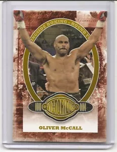 2011 Ringside Round Two Oliver McCall Victorious Gold Insert Card /9 #197 - Picture 1 of 2