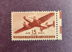 US Stamp Scott #C28 - Airmail 15c - MNH - Picture 1 of 2