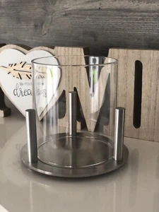 Windlicht Edelstahl Laterne Leuchte Kerzenständer Dekoration EXKLUSIV MODERN NEU - Bild 1 von 8