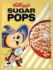 Metal Signs Vintage Kellogg's Sugar Pops -  for hotel, clubs, bars, pub