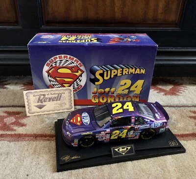 NIB Jeff Gordon #24 Dupont Chevrolet Superman Revell 1:18 LE Nascar w/ COA - Image 1 of 4