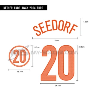 Holland Netherlands Away EURO 2004 Reproduction Print (PU Material) - Picture 1 of 12