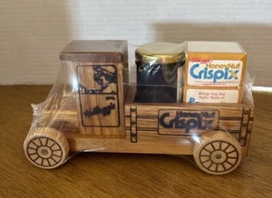 Camión de reparto de cereales Kelloggs Crispix Honeynut madera logomobile 1986 ¡de colección! - Imagen 1 de 8