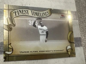 2024 Topps Finest Baseball Finest Timelines FT-7 Roberto Clemente SP 🔥🔥 - Picture 1 of 2